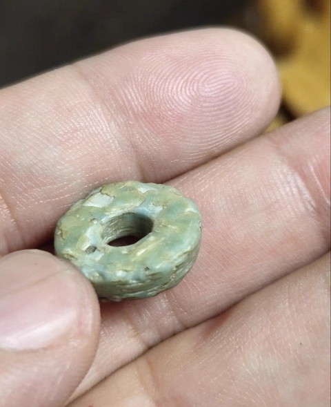 古玩玉器夏家店天河石真品鑒賞圖