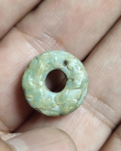 古玩玉器夏家店天河石真品鑒賞圖