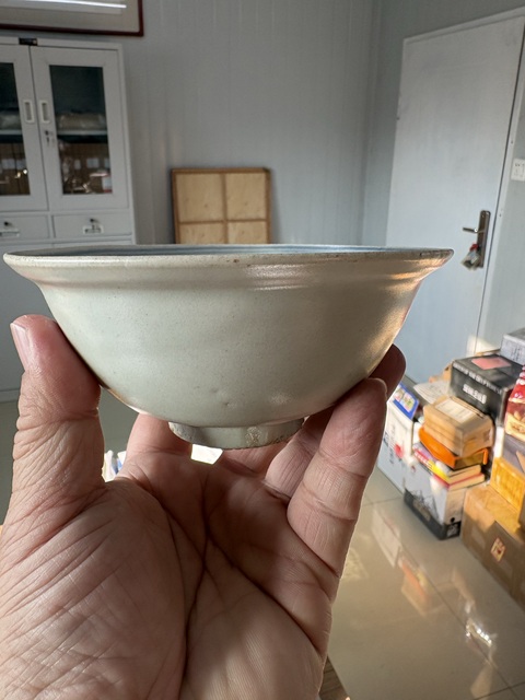 古玩陶瓷青花福字紋碗真品鑒賞圖