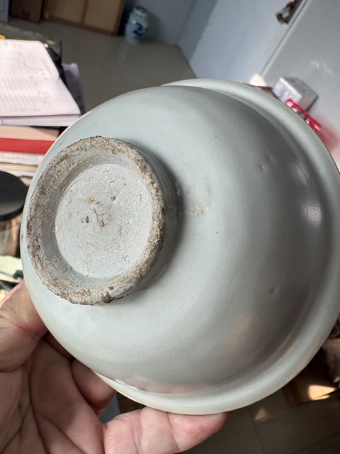 古玩陶瓷青花福字紋碗真品鑒賞圖