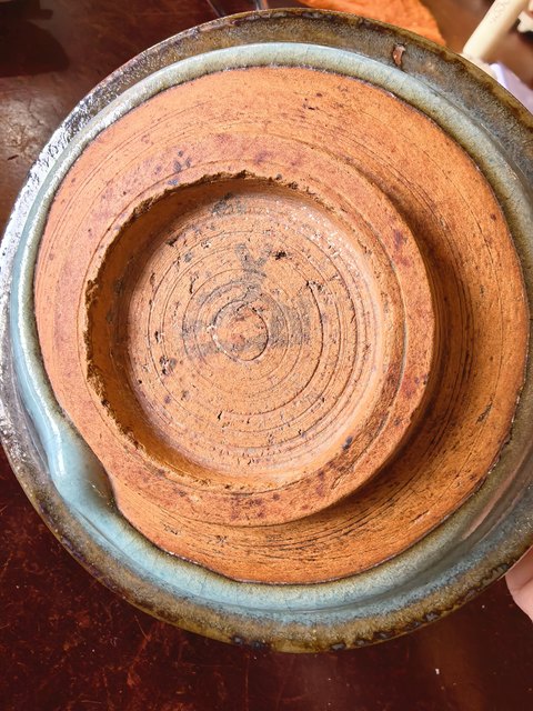 古玩陶瓷元鈞折沿洗真品鑒賞圖