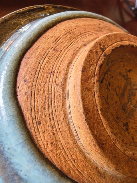 古玩陶瓷元鈞折沿洗真品鑒賞圖