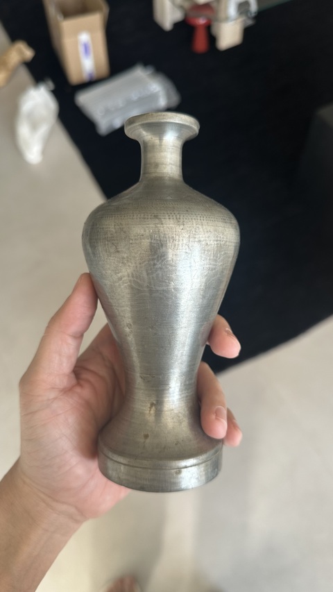 古玩雜項錫瓶真品鑒賞圖