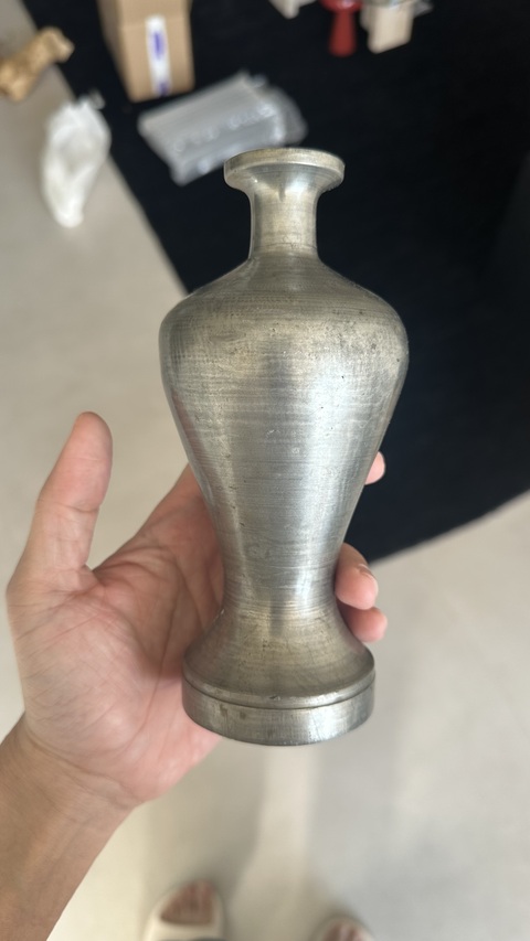 古玩雜項錫瓶真品鑒賞圖