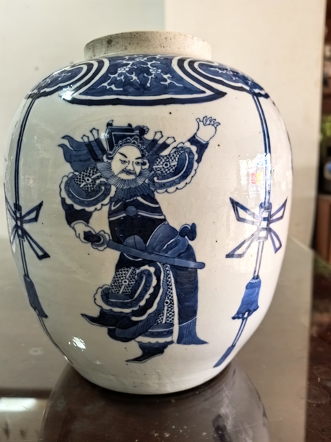 古玩陶瓷青花罐真品鑒賞圖