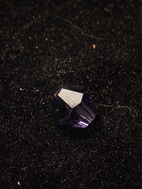 古玩玉器戰(zhàn)國紫水晶多棱珠真品鑒賞圖