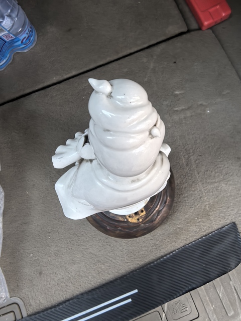 古玩陶瓷德化白瓷觀音菩薩造像真品鑒賞圖