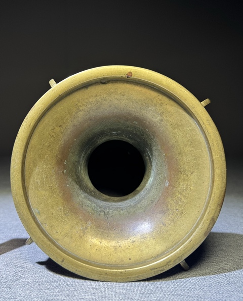 古玩銅器銅觚真品鑒賞圖