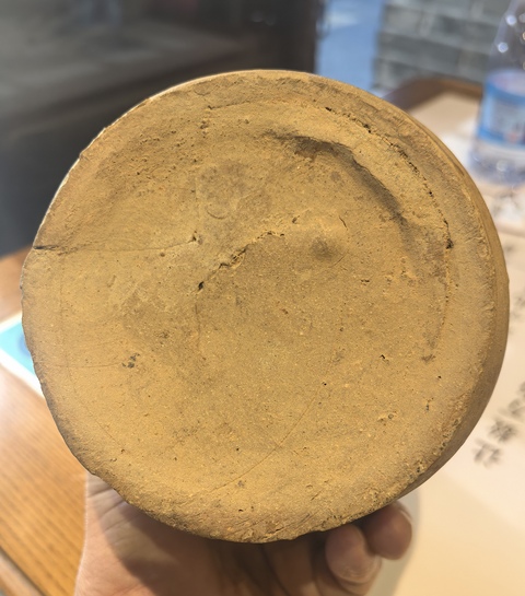 古玩陶瓷青釉綠彩雙系罐真品鑒賞圖