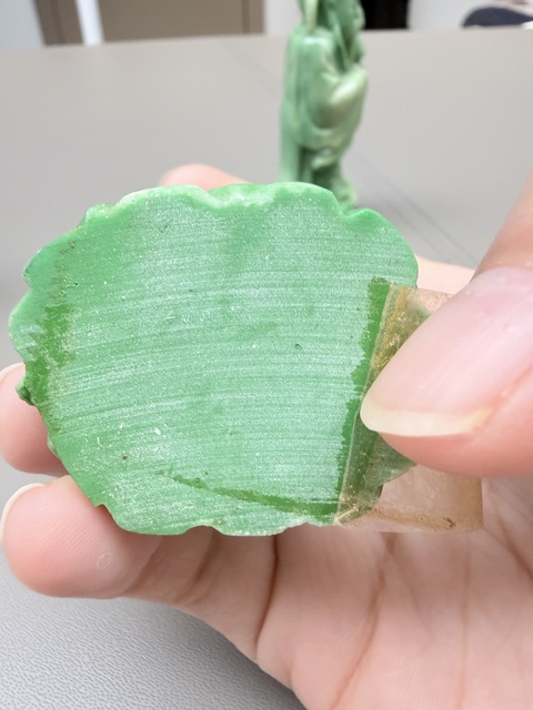 古玩雜項人工材料模鑄福祿壽三星雕件真品鑒賞圖