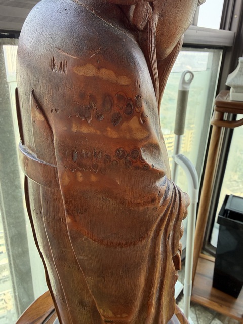 古玩雜項竹雕壽星（童子獻壽）真品鑒賞圖