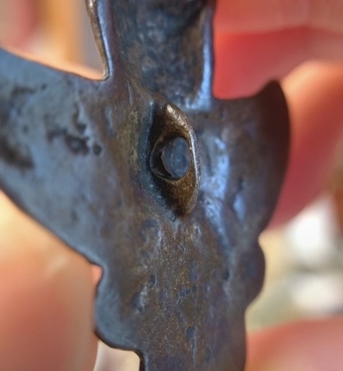 古玩銅器銅合金大鵬鳥真品鑒賞圖