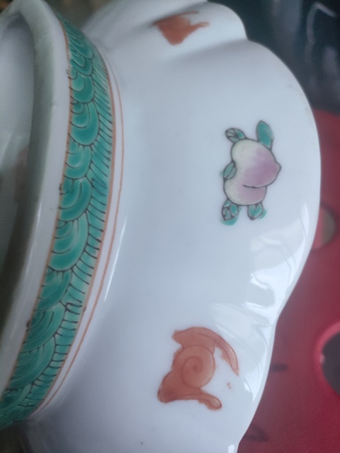 古玩陶瓷1989年 粉彩人物盤(pán)真品鑒賞圖