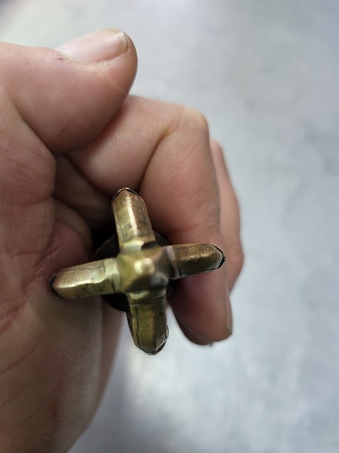 古玩雜項銅質金剛杵真品鑒賞圖