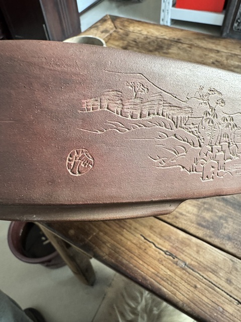 古玩雜項(xiàng)紫砂花盆真品鑒賞圖