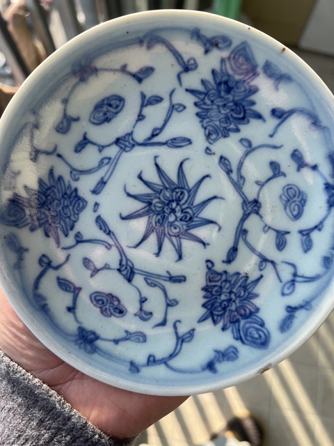 古玩陶瓷青花盤真品鑒賞圖