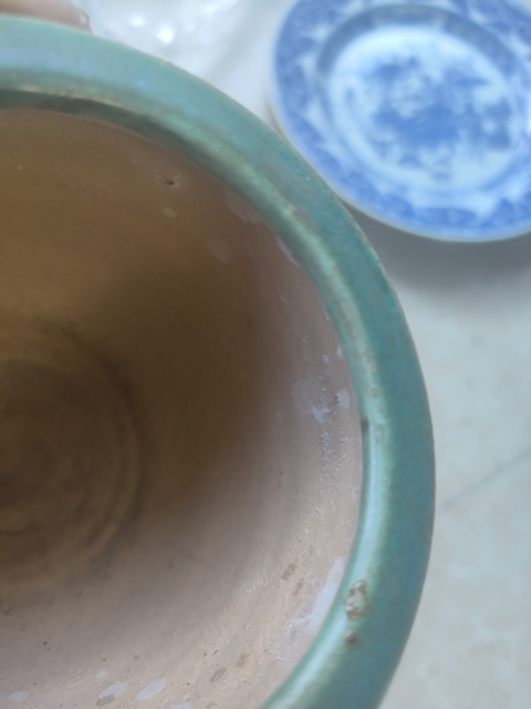 古玩陶瓷綠哥釉香爐真品鑒賞圖