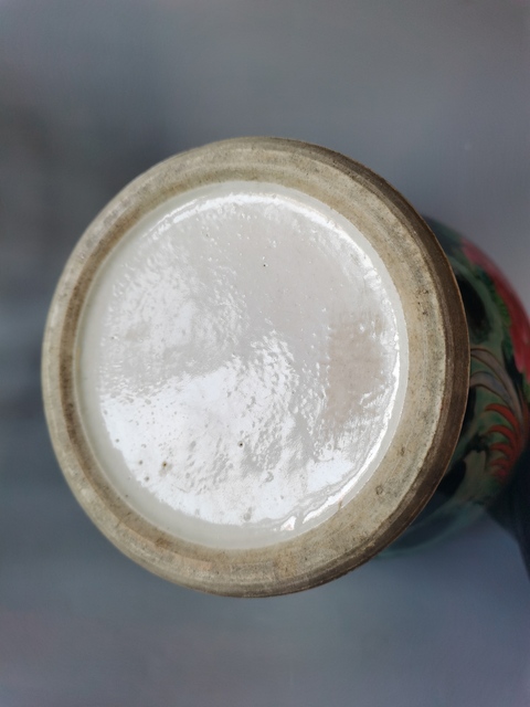 古玩陶瓷民國粉彩將軍罐真品鑒賞圖