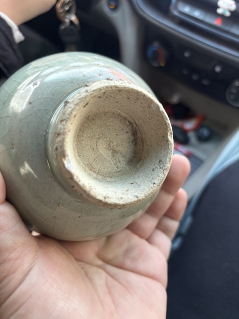 古玩陶瓷明早期青釉碗真品鑒賞圖