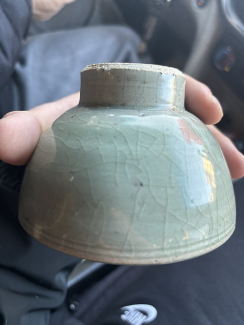 古玩陶瓷明早期青釉碗真品鑒賞圖