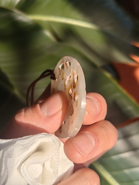 古玩玉器玉帶板真品鑒賞圖