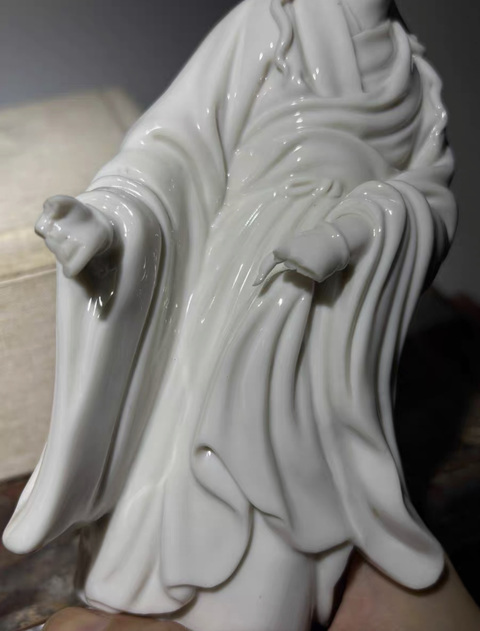 古玩陶瓷德化白瓷觀音真品鑒賞圖