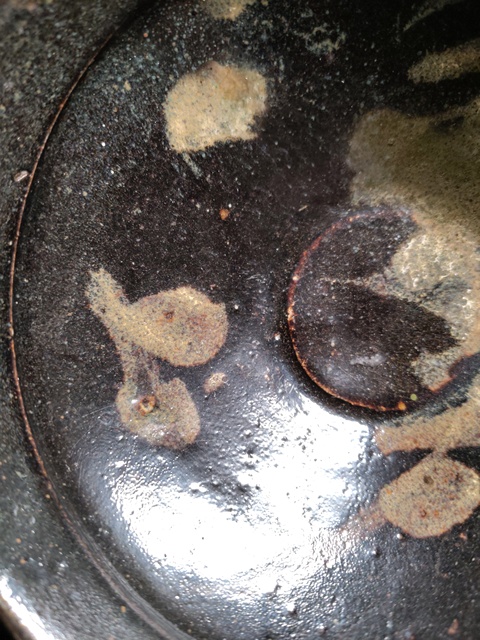 古玩陶瓷吉州窯月影梅茶盞真品鑒賞圖