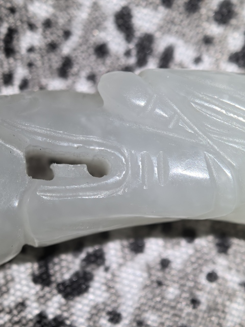 古玩玉器龍鐲子真品鑒賞圖