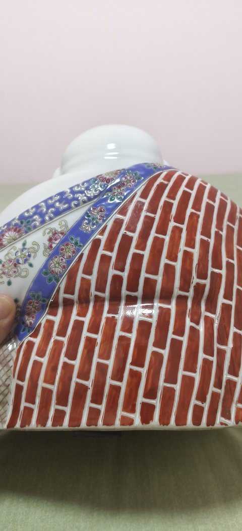 古玩陶瓷彌勒佛真品鑒賞圖