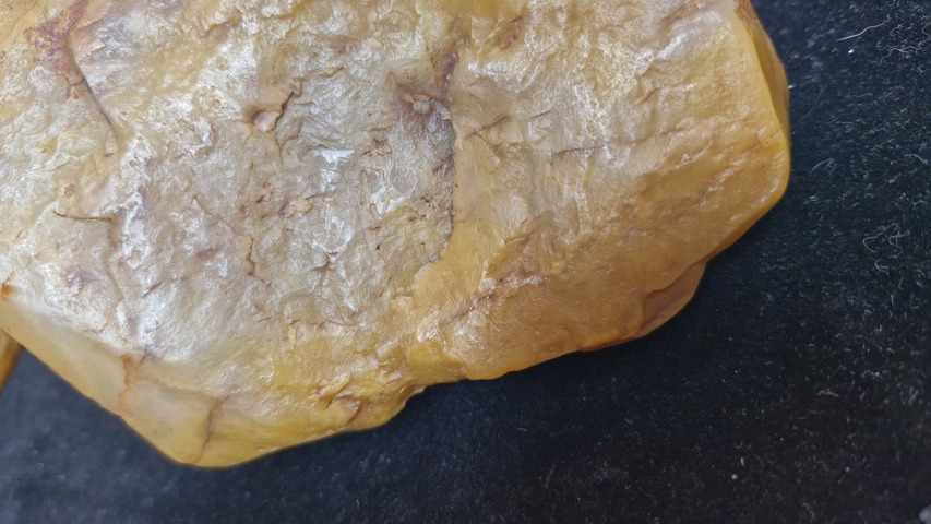 古玩雜項老撾田黃石擺件真品鑒賞圖