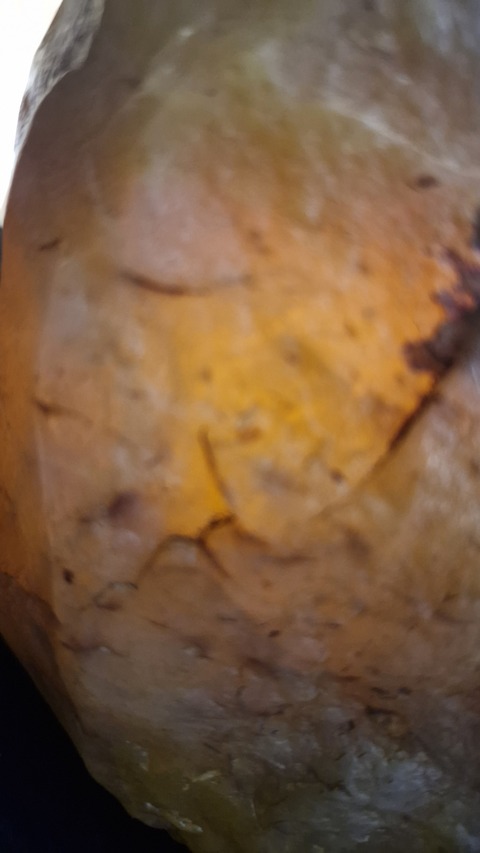 古玩雜項老撾田黃石擺件真品鑒賞圖