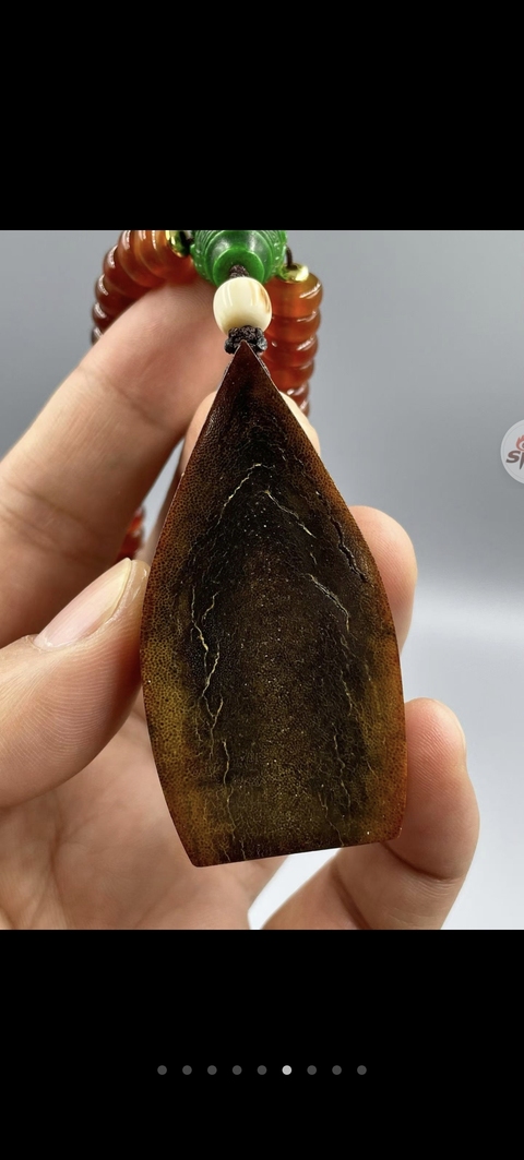 古玩雜項 Xi jiao 雕刻小掛牌真品鑒賞圖