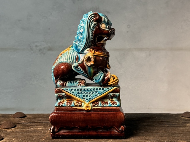 古玩陶瓷獅子真品鑒賞圖