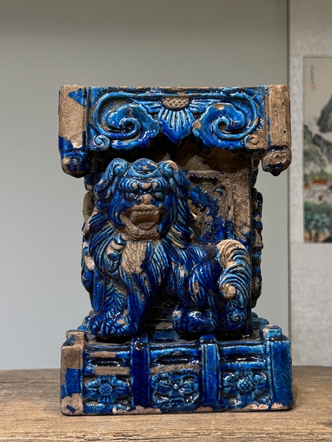 古玩陶瓷獅子真品鑒賞圖