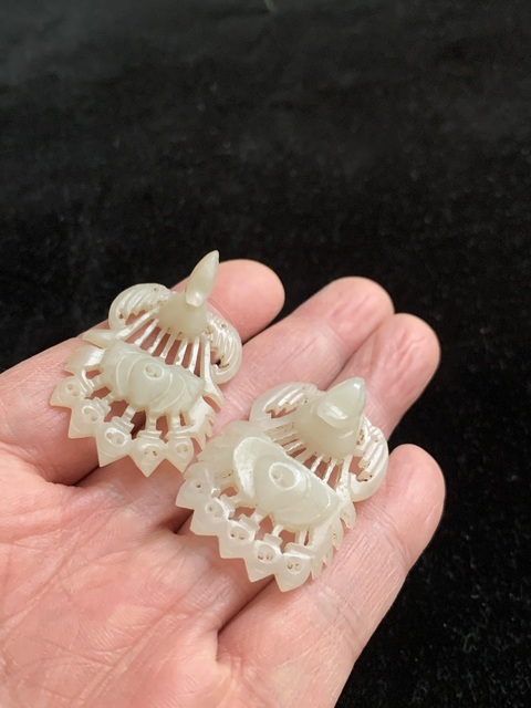 古玩玉器和田玉雕“鳳鳥飾”真品鑒賞圖