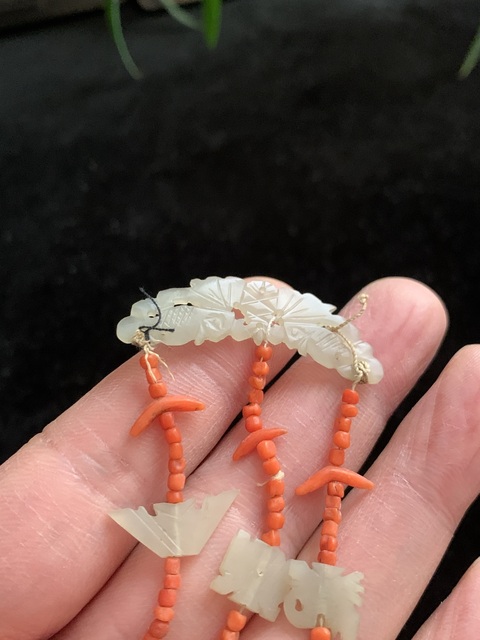 古玩玉器和田玉雕“吉慶佩飾”真品鑒賞圖