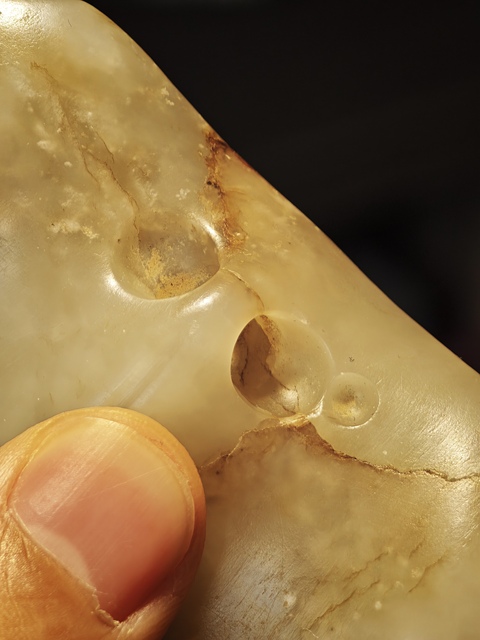 古玩玉器紅山玉甲真品鑒賞圖