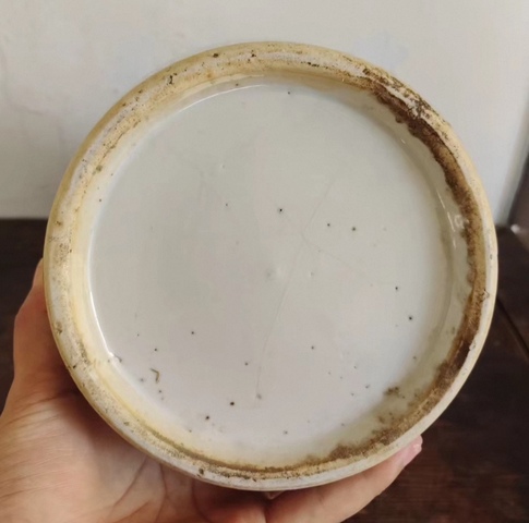 古玩陶瓷清中期纏枝花囍字紋青花撇口瓶拍賣，當前價格3500元