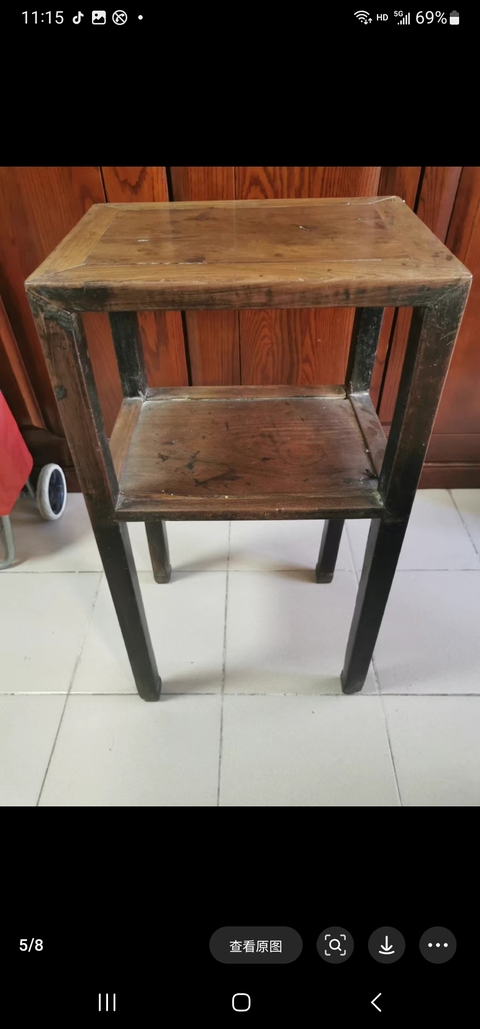 古玩雜項方幾真品鑒賞圖