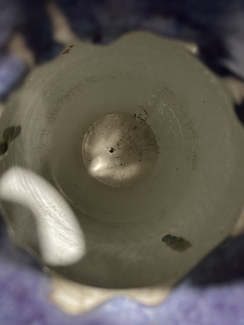 古玩陶瓷清晚期 窯變釉燈籠尊真品鑒賞圖