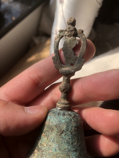 古玩銅器金剛鈴真品鑒賞圖