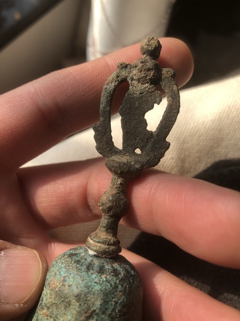 古玩銅器金剛鈴真品鑒賞圖