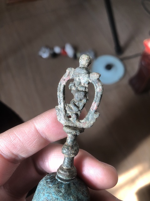 古玩銅器金剛鈴真品鑒賞圖