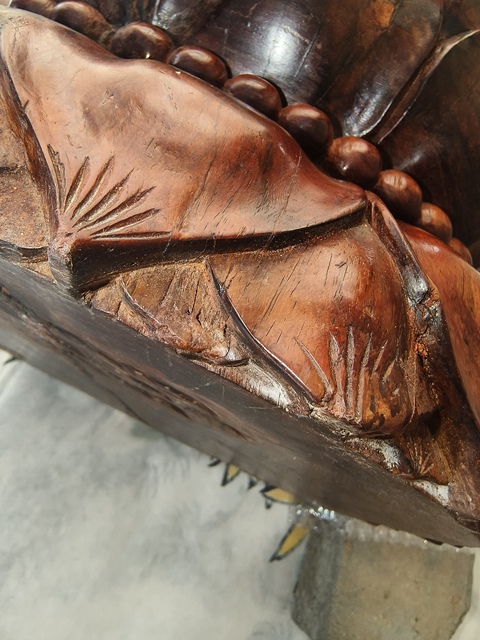 古玩雜項木雕佛像真品鑒賞圖