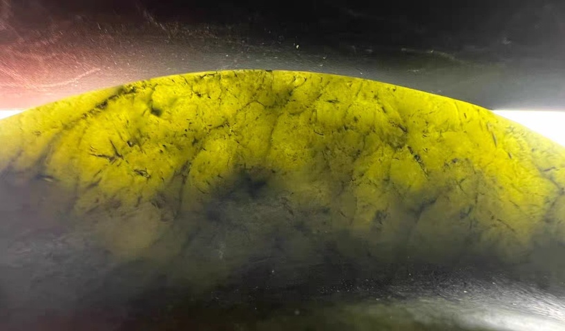 古玩玉器有領玉璧真品鑒賞圖