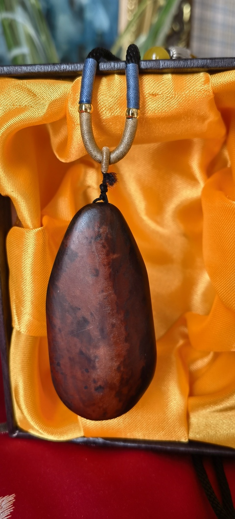 古玩玉器和田玉彌勒掛件真品鑒賞圖