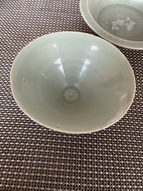 古玩陶瓷南宋龍泉窯盞真品鑒賞圖