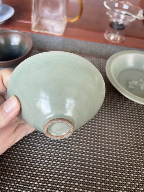 古玩陶瓷南宋龍泉窯盞真品鑒賞圖