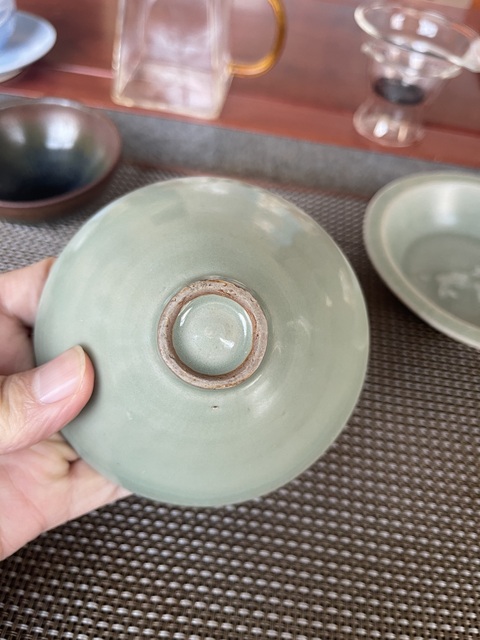 古玩陶瓷南宋龍泉窯盞真品鑒賞圖