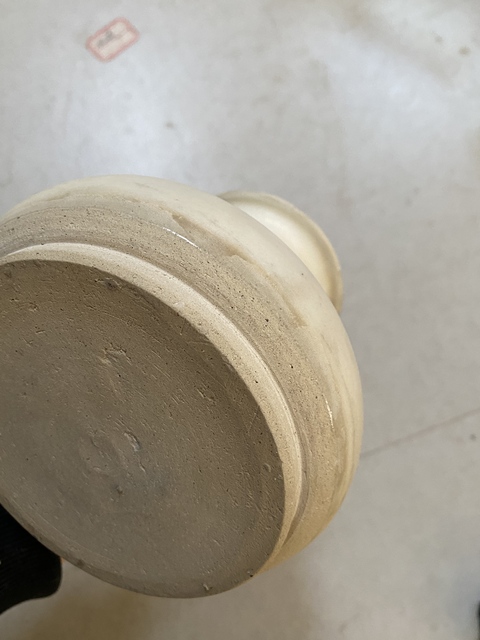 古玩陶瓷白釉盤口壺真品鑒賞圖